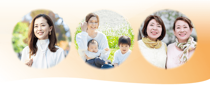 当院の施術で笑顔が増えたお客様の写真