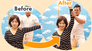 池田石橋整骨院では施術後に体がしっかり動くようになります